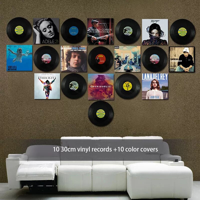 Vinyl Record Decoration Decor, Vinyl Records Wall Retro